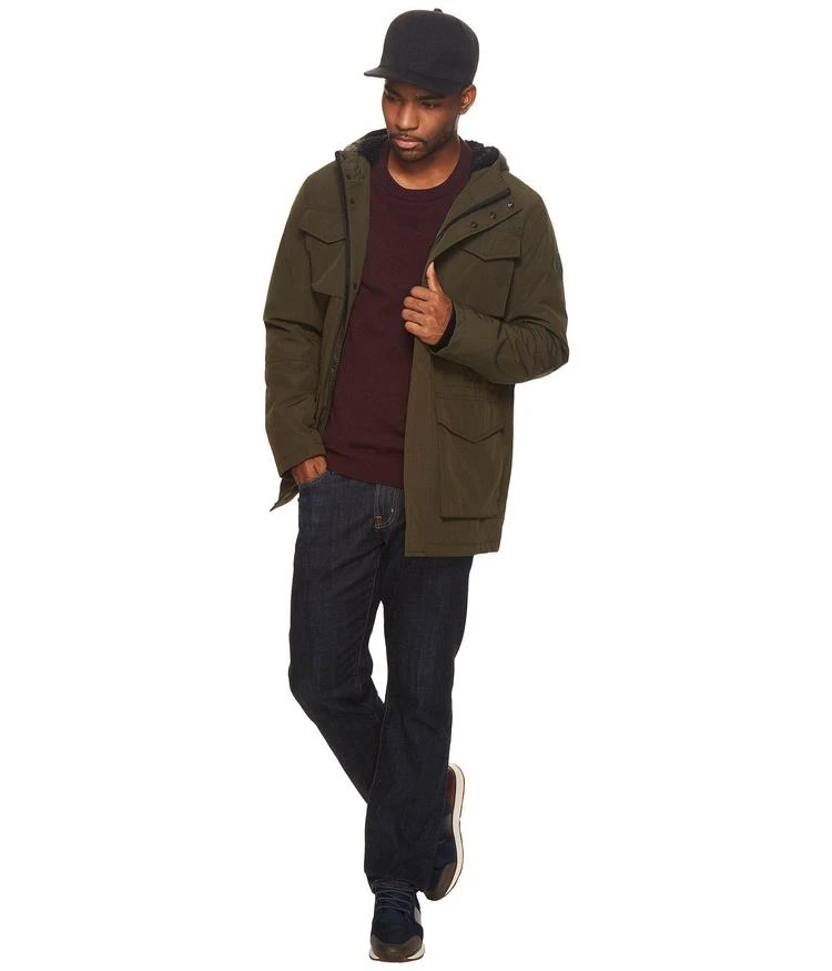 Arctic Cloth Hooded Parka with Soft Sherpa Lining 商品