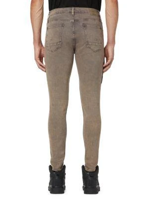 商品Hudson|Zack Moto Coated Skinny Jeans,价格¥321,第2张图片详细描述