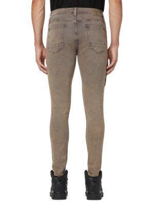 商品Hudson|Zack Moto Coated Skinny Jeans,价格¥298,第4张图片详细描述