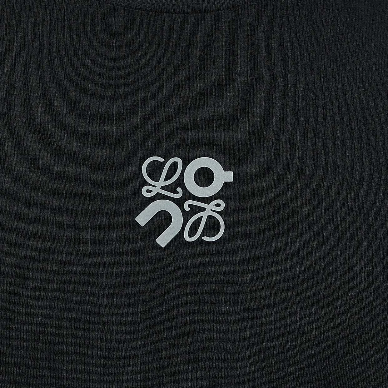 商品[国内直发] Loewe|罗意威 x On昂跑 SS24 纯色Logo标识休闲宽松短袖T恤 男款 黑色,价格¥2926,第6张图片详细描述