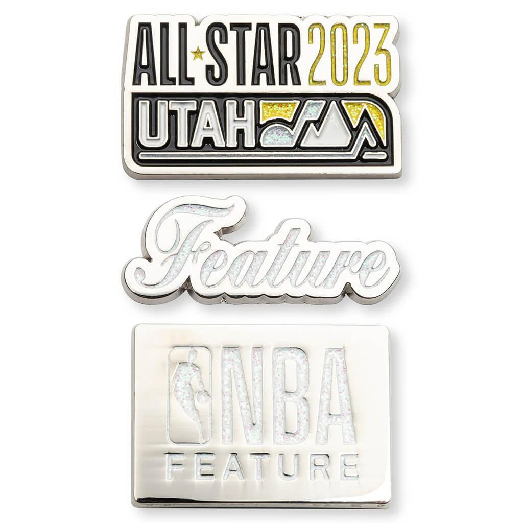 商品Feature|NBA Logo Pin Set - Alloy,价格¥152,第1张图片