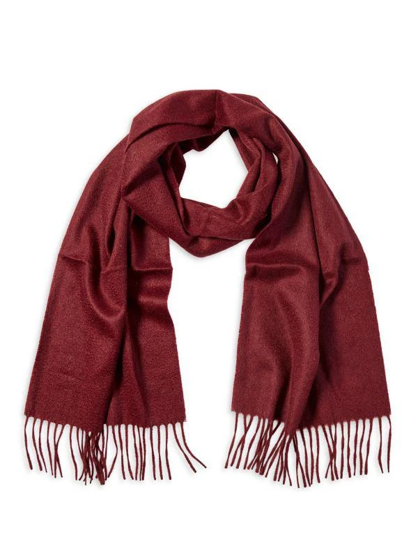 商品Hickey Freeman|Fringed Cashmere Scarf,价格¥976,第1张图片