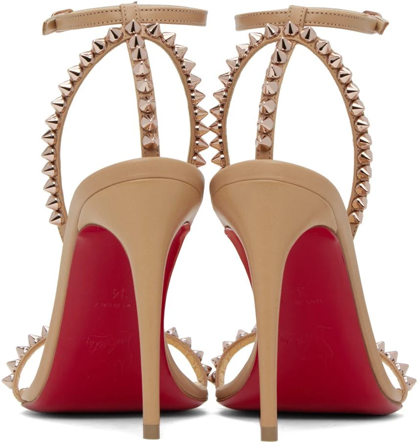 商品Christian Louboutin|Beige So Me 100 Heeled Sandals,价格¥7447,第2张图片详细描述