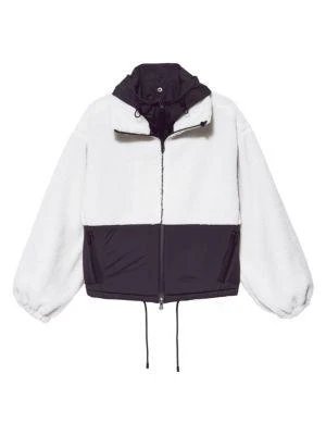 商品FRAME|Sherpa & Tech Taffeta Anorak,价格¥573,第5张图片详细描述