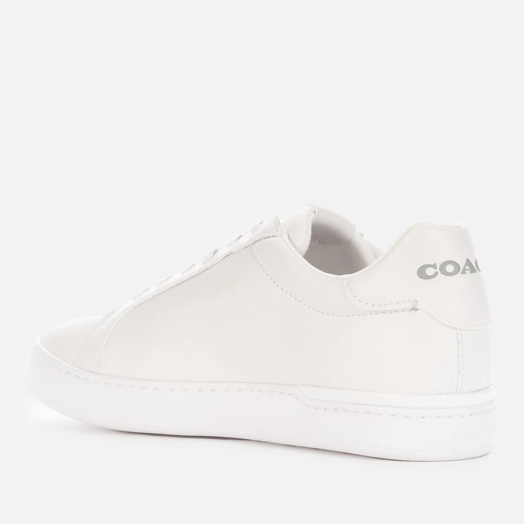 商品Coach|Coach Men's Lowline Leather Low Top Trainers - Optic White,价格¥623,第2张图片详细描述