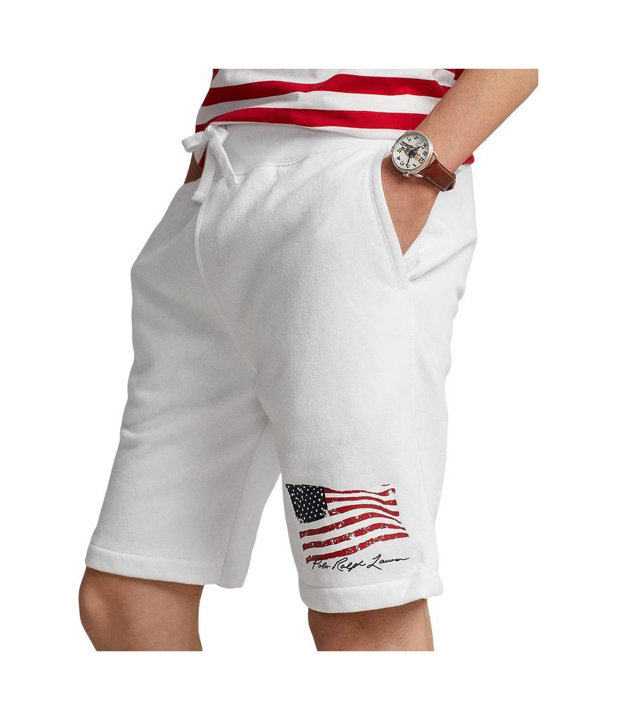 商品Ralph Lauren|9.5" American Flag Fleece Shorts,价格¥442,第5张图片详细描述