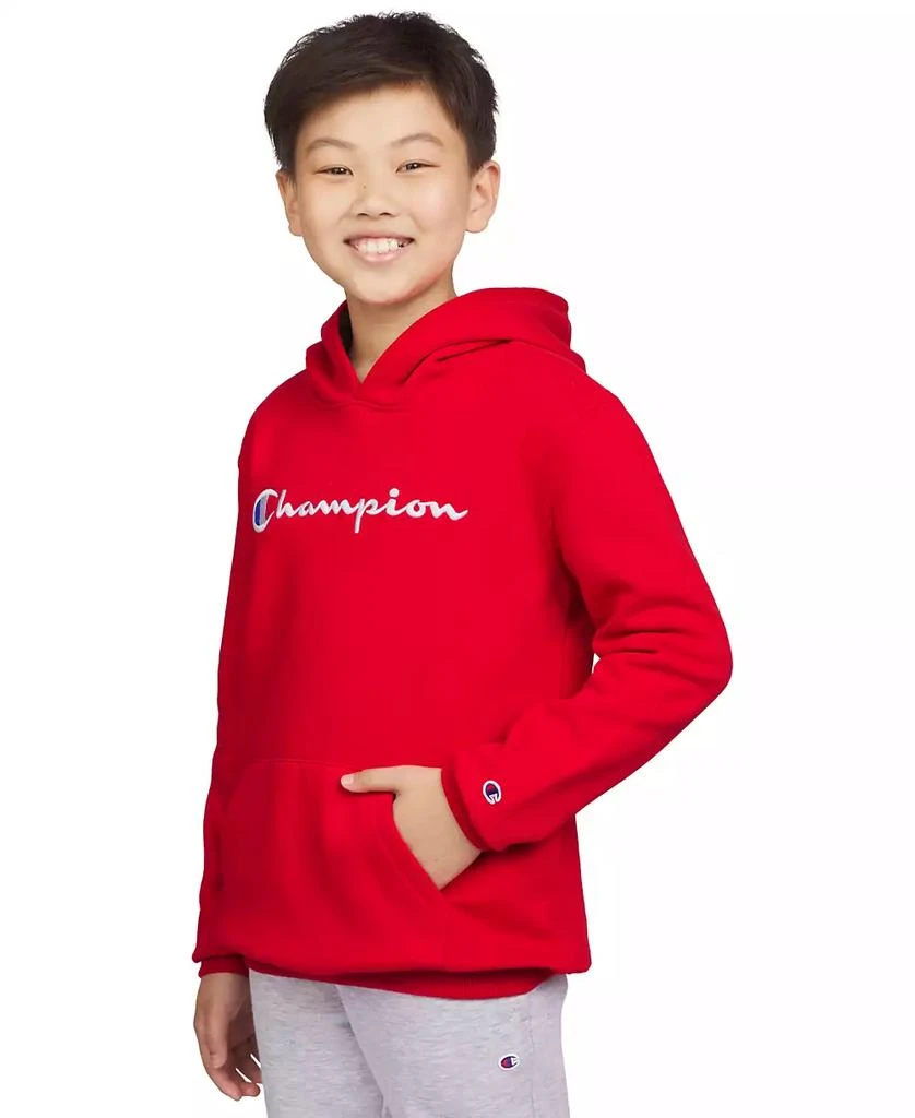 商品CHAMPION|Big Boys Signature Pullover Hoodie,价格¥190,第4张图片详细描述