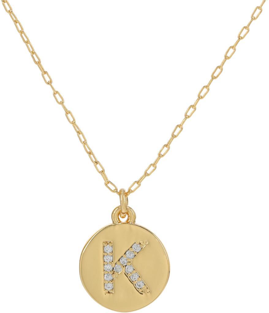 商品Kate Spade|Pave Initial Mini Pendant,价格¥324-¥345,第1张图片