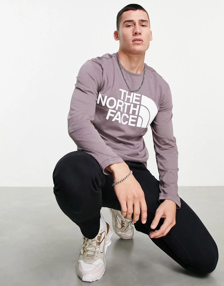 商品The North Face|The North Face Standard long sleeve t-shirt in purple,价格¥331,第1张图片