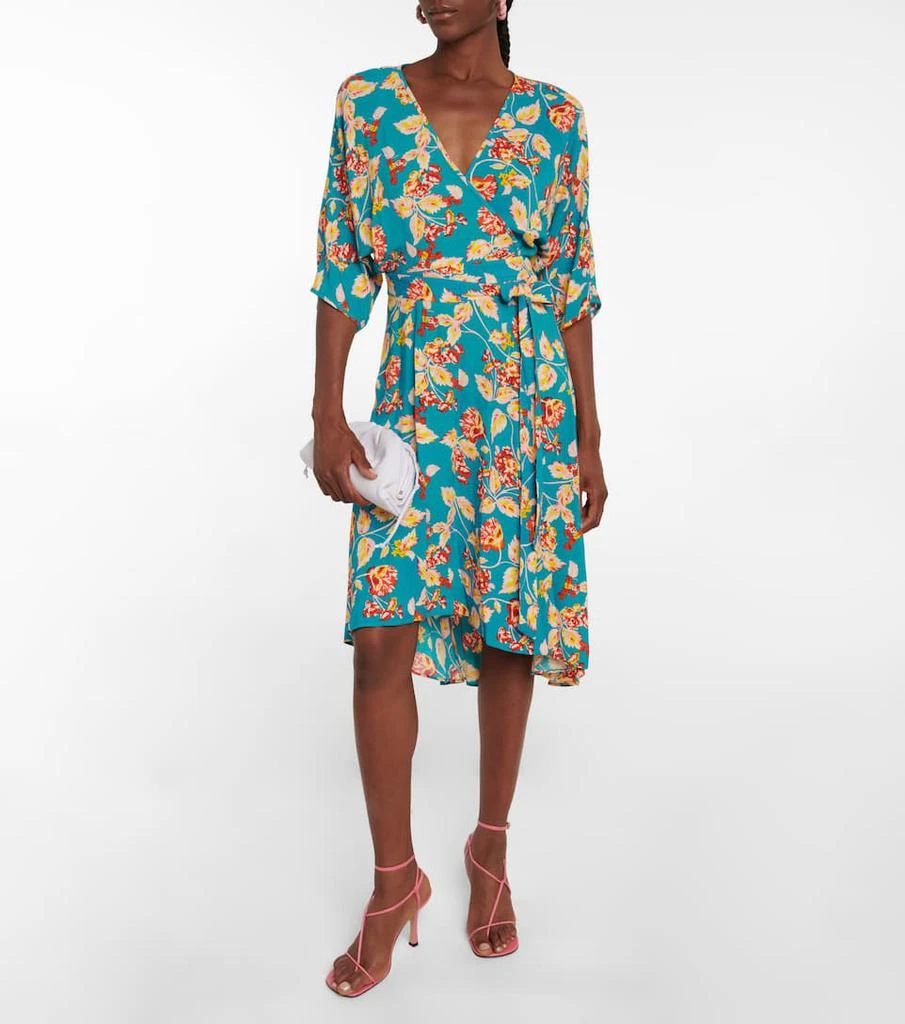商品Diane von Furstenberg|Eloise asymmetric wrap dress,价格¥2257,第2张图片详细描述