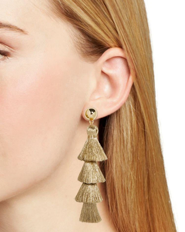 商品BAUBLEBAR|流苏耳环Luisa Tassel Drop Earrings,价格¥249,第2张图片详细描述