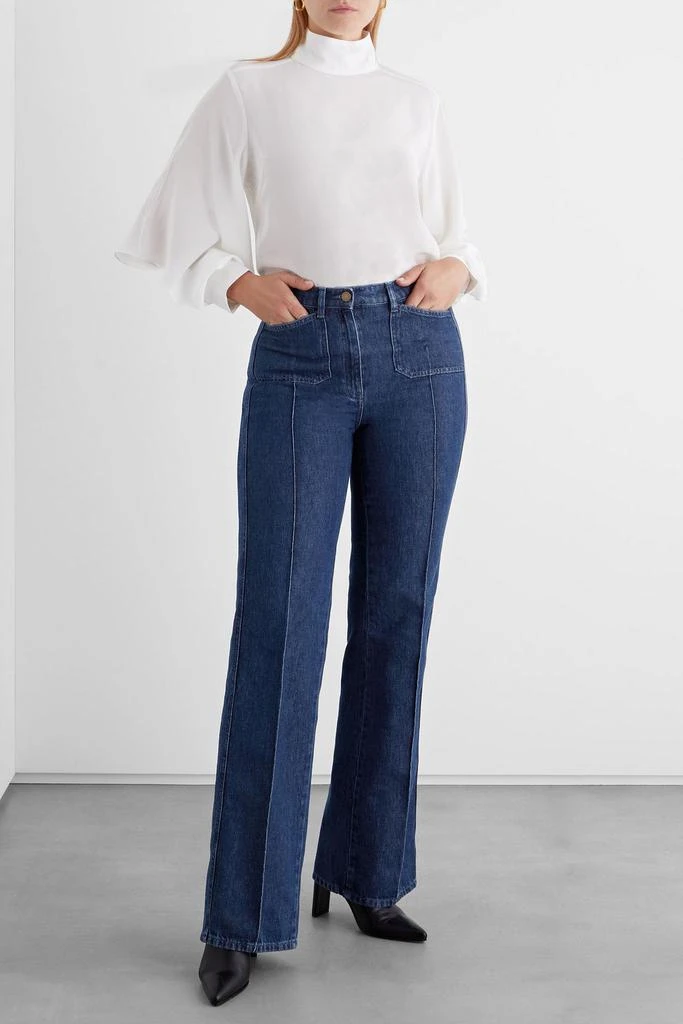 商品IRIS & INK|Carole high-rise straight-leg jeans,价格¥1302,第5张图片详细描述