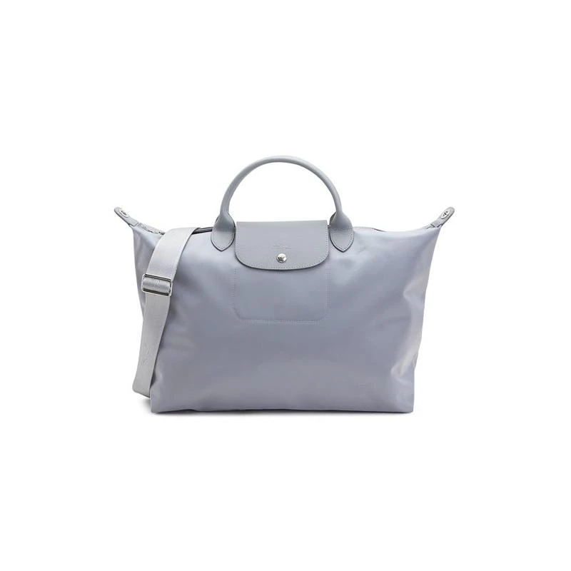 商品[国内直发] Longchamp|珑骧 LONGCHAMP 奢侈品 女士LE PLIAGE系列大号灰色尼龙单肩斜挎手提饺子包 L1630 598 E75,价格¥1032,第1张图片