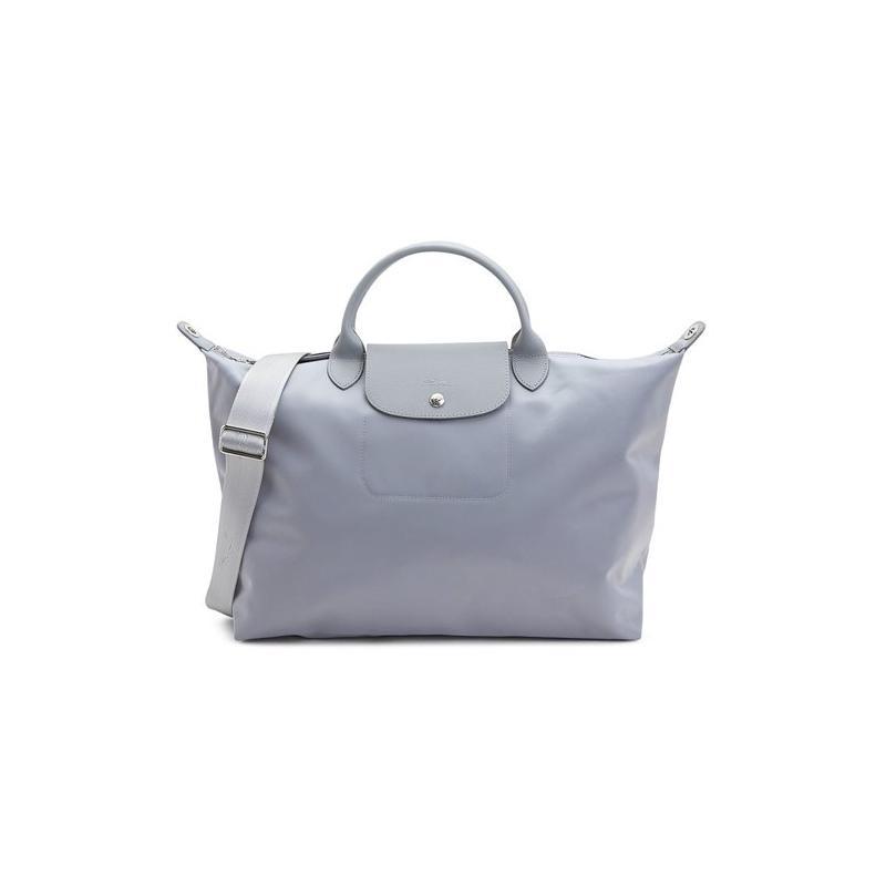 商品[国内直发] Longchamp|珑骧 LONGCHAMP 奢侈品 女士LE PLIAGE系列大号灰色尼龙单肩斜挎手提饺子包 L1630 598 E75,价格¥1017,第1张图片