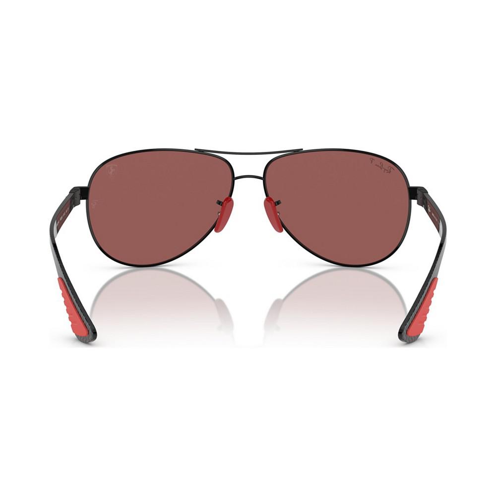 Men's Polarized Sunglasses, RB8331M Scuderia Ferrari Collection商品第4张图片规格展示