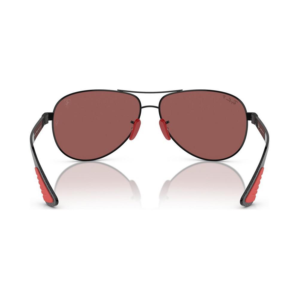 商品Ray-Ban|Men's Polarized Sunglasses, RB8331M Scuderia Ferrari Collection,价格¥2406,第6张图片详细描述