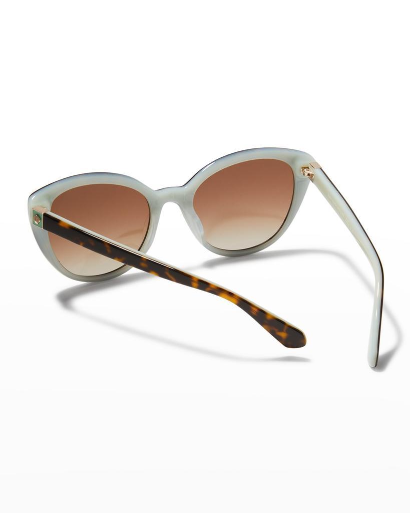 商品Kate Spade|amberlees polarized acetate cat-eye sunglasses,价格¥1339,第4张图片详细描述