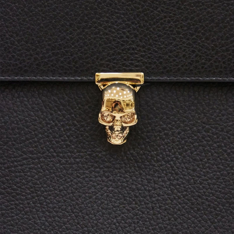 ALEXANDER MCQUEEN 黑色女士手拿包 554197-1DD0G-1000 商品