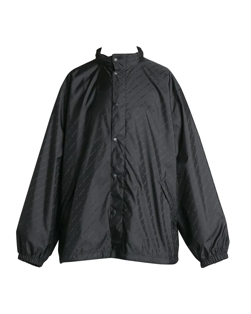 商品Balenciaga|Logo Jacquard Oversized Raincoat,价格¥9211,第2张图片详细描述