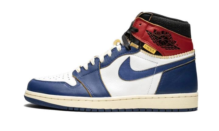 商品Jordan|AIR JORDAN 1 RETRO HI NRG / UN 红蓝黑 拼接,价格¥15910-¥30339,第1张图片
