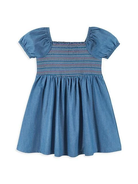 商品Andy & Evan|Little Girl's Smocked Chambray Dress,价格¥205,第2张图片详细描述