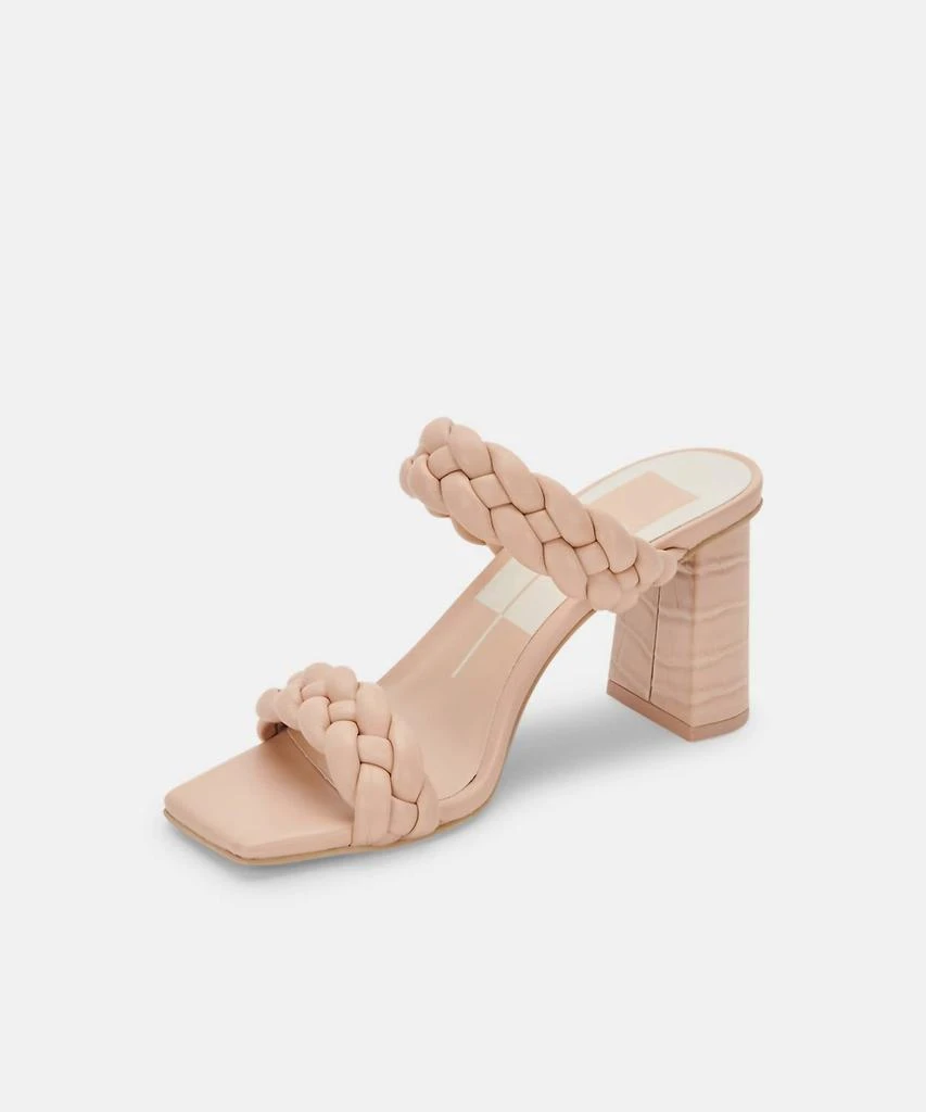 商品Dolce Vita|Paily Wide Heels In Cream Stella,价格¥595,第4张图片详细描述