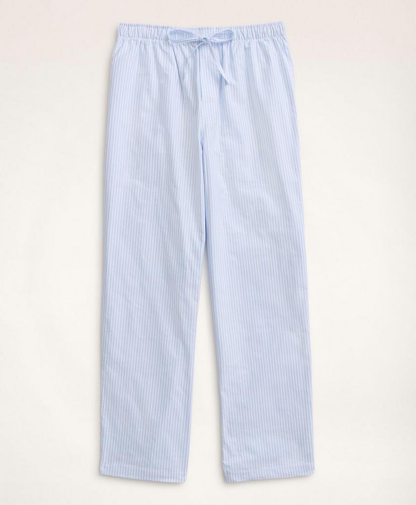 Cotton Oxford Stripe Lounge Pants商品第1张图片规格展示