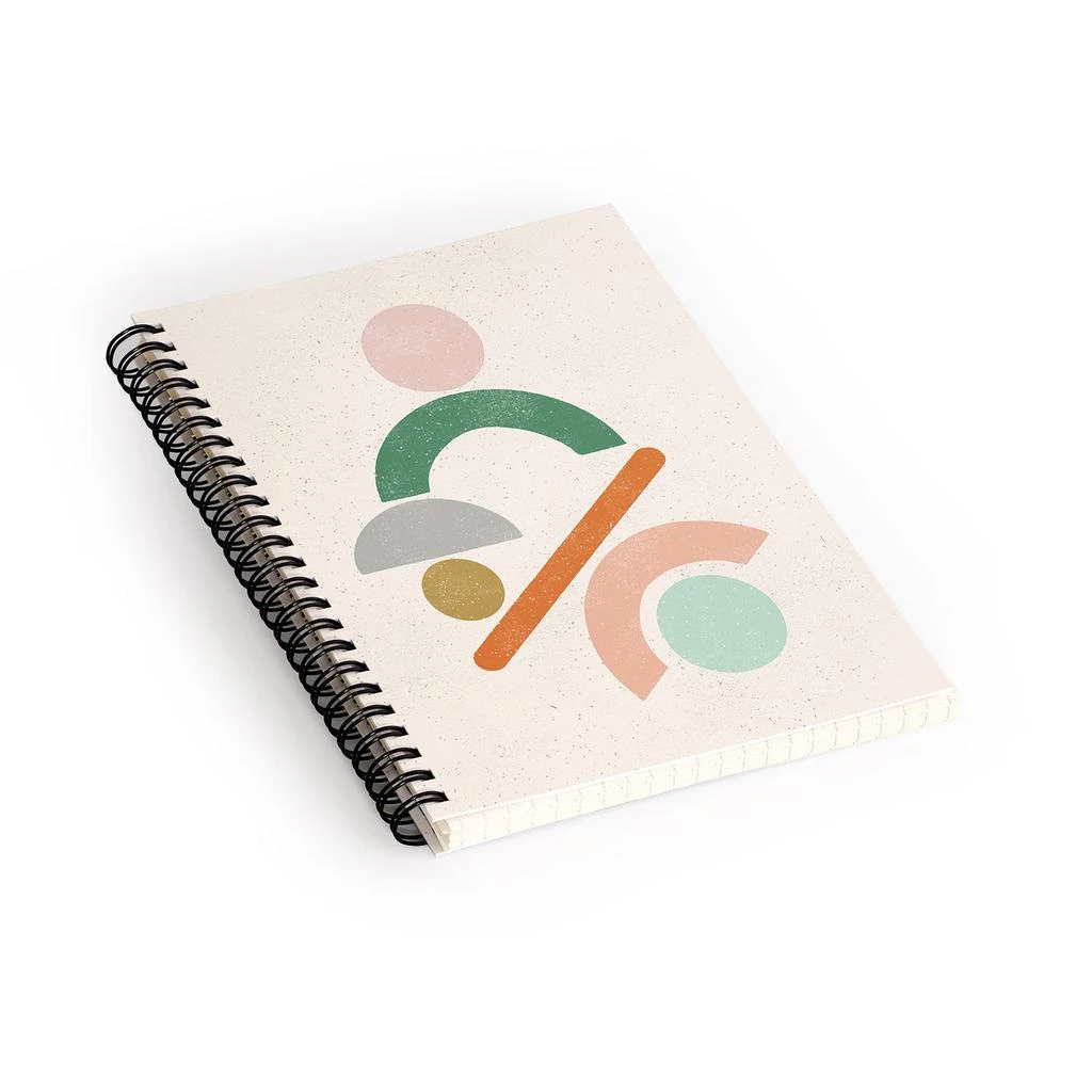 商品DENY Designs|Pauline Stanley Mobile Shapes Notebook Spiral,价格¥169,第1张图片