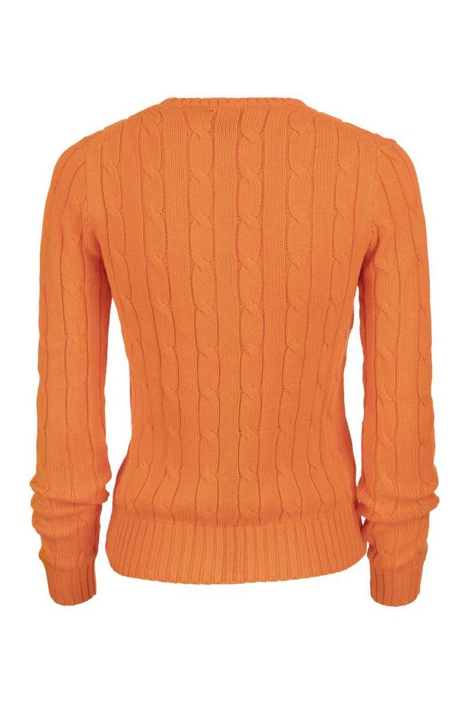 商品Ralph Lauren|POLO RALPH LAUREN Slim-fit cable knit,价格¥1108,第2张图片详细描述