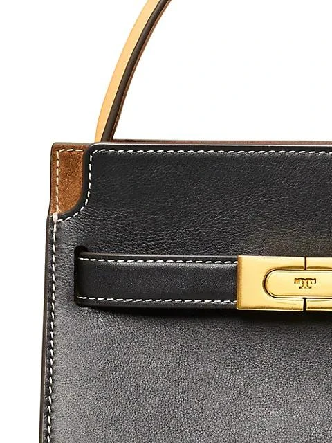 商品Tory Burch|Lee Radziwill Petite Leather Double Bag,价格¥4484,第5张图片详细描述