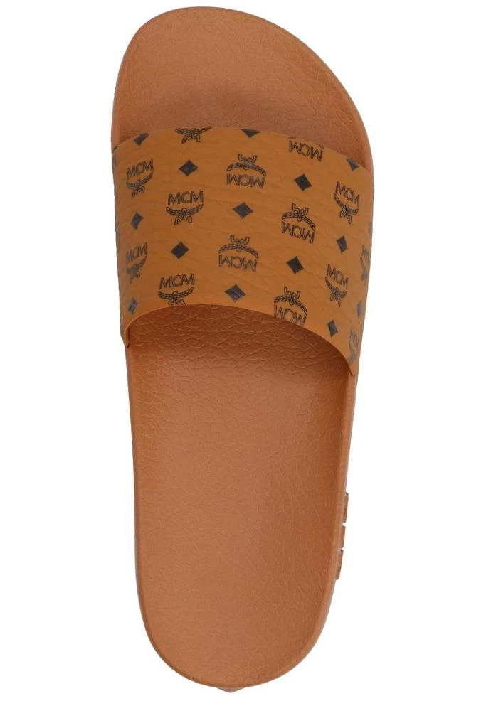 商品MCM|MCM Monogram Printed Slip-On Slides,价格¥1233,第3张图片详细描述