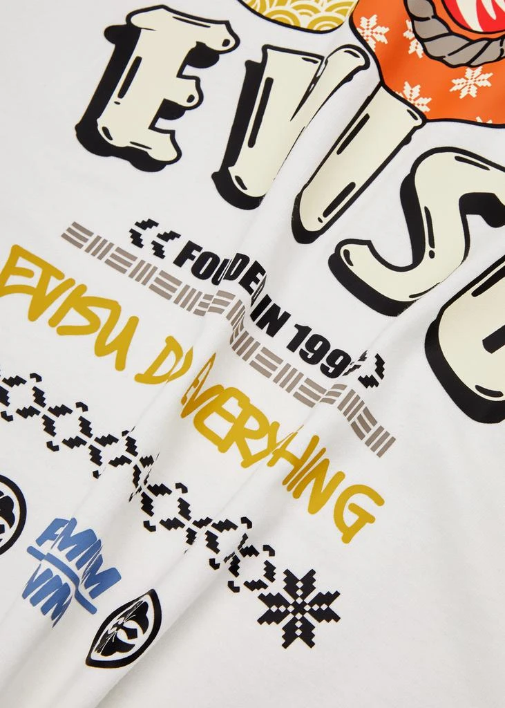 商品Evisu|Logo-print cotton T-shirt,价格¥1043,第5张图片详细描述