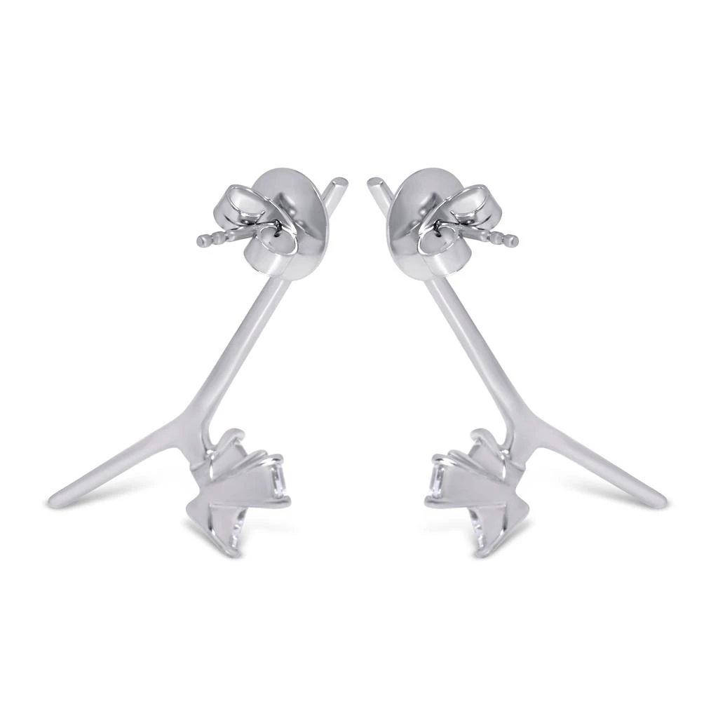 商品AME|Âme Trio 18K White Gold, Lab-Grown Diamond 1.50ct. tw. Medium Bar Earrings,价格¥32956,第1张图片
