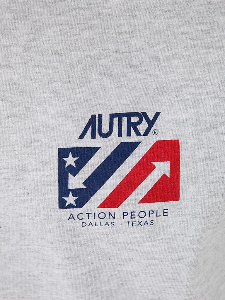 商品Autry|Autry T-shirt Iconic Man Water Melange,价格¥793,第3张图片详细描述