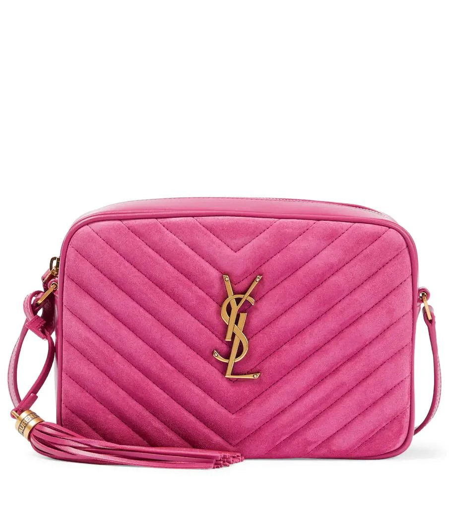 商品Yves Saint Laurent|Lou Camera Medium suede crossbody bag,价格¥10397,第1张图片