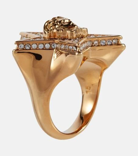 商品Versace|La Medusa crystal-embellished ring,价格¥1841,第4张图片详细描述