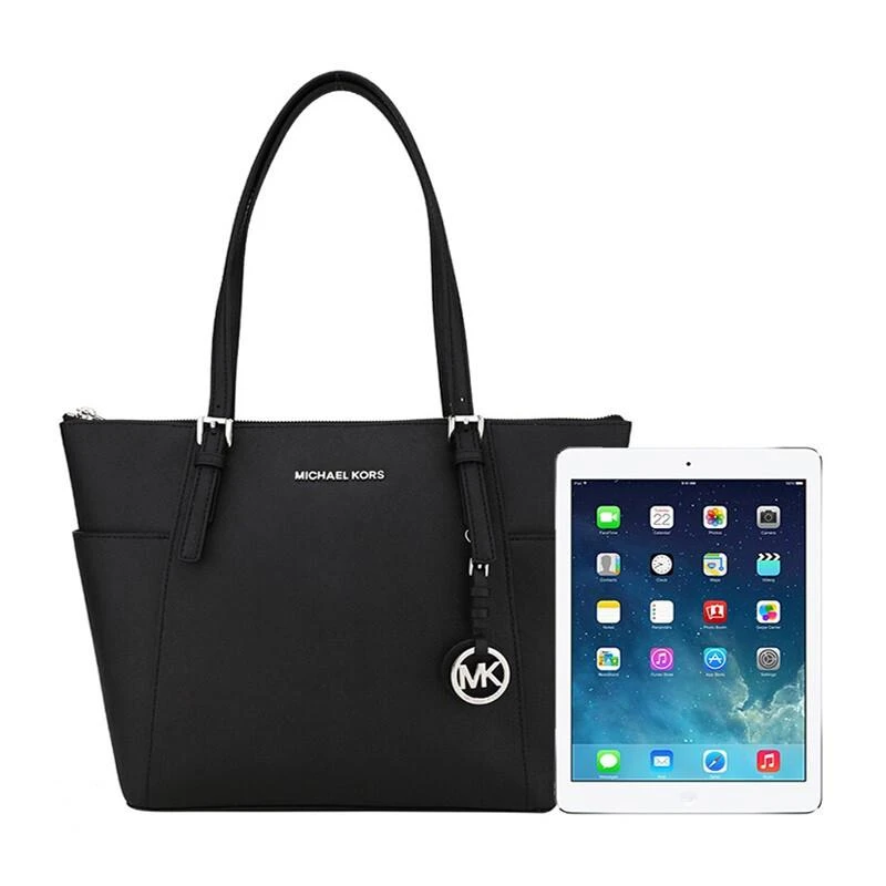 商品[国内直发] Michael Kors|Michael Kors迈克·科尔斯 MK女包 Jet Set Item手提单肩包 30F2STTT8L-BLACK黑色,价格¥1091,第4张图片详细描述