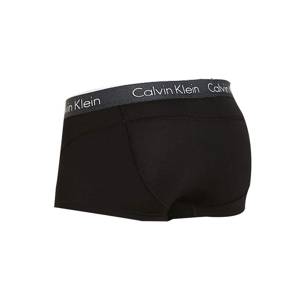 Calvin Klein 卡尔文 克莱恩 黑色尼龙弹性纤维男士平角内裤 NB1005-001商品第4张图片规格展示