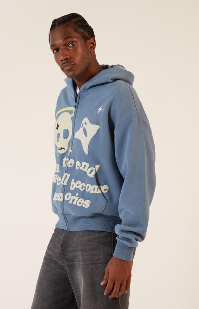 Shop In The End Puff Graphic Zip Up Hoodie on Sale at BeyondStyle