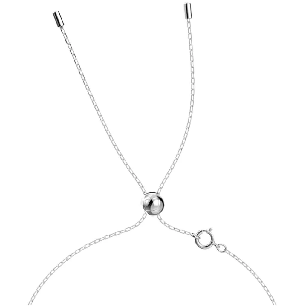 商品Swarovski|Swarovski Women's Necklace - Chroma Rhodium Plated Chain Octagon Cut Crystal | 5600625,价格¥438,第3张图片详细描述