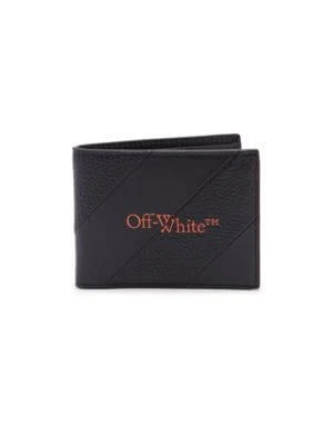 商品Off-White|Diagonal Industrial Leather Bifold Wallet,价格¥1379,第1张图片