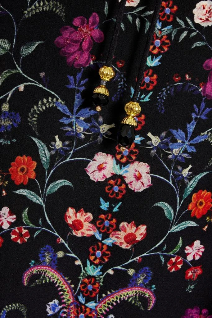 商品Camilla|Embellished printed silk crepe de chine maxi wrap dress,价格¥3266,第4张图片详细描述