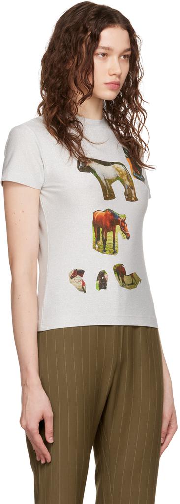 Silver Horse T-Shirt商品第2张图片规格展示