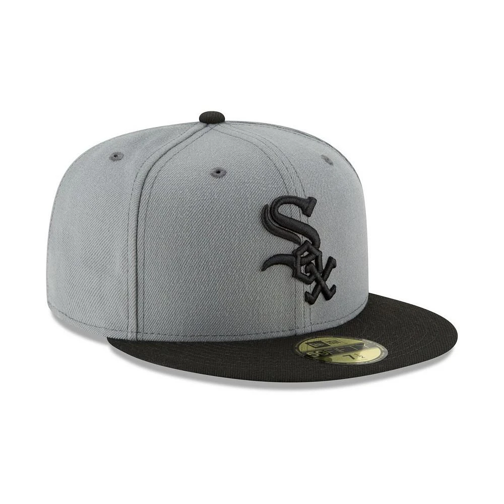 商品New Era|Men's Gray, Black Chicago White Sox Two-Tone 59FIFTY Fitted Hat,价格¥350,第2张图片详细描述