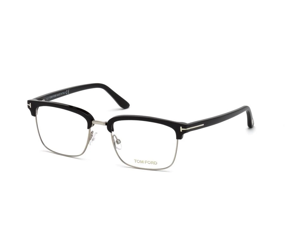 商品Tom Ford|Demo Square Unisex Eyeglasses FT5504 005 52,价格¥1349,第1张图片