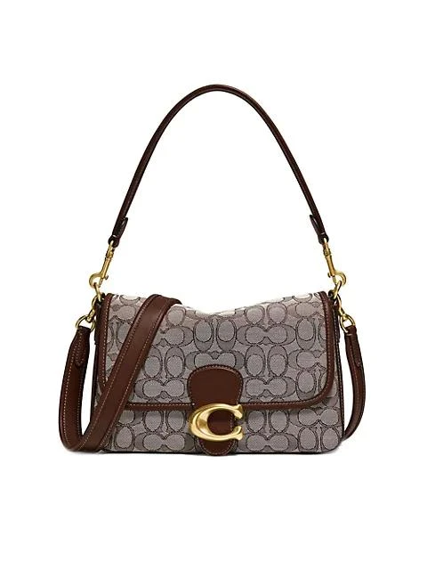 商品Coach|Tabby Signature Jacquard Shoulder Bag,价格¥2495,第1张图片