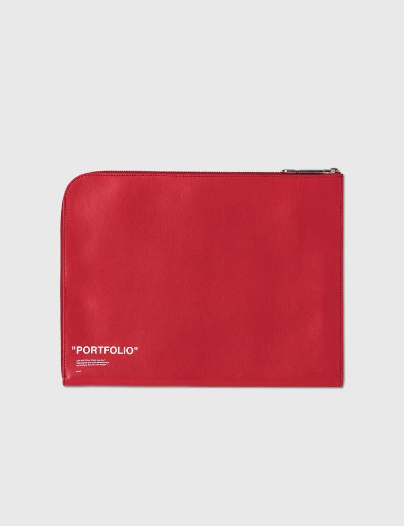 Offwhite Portfolio Leather Clutch商品第2张图片规格展示