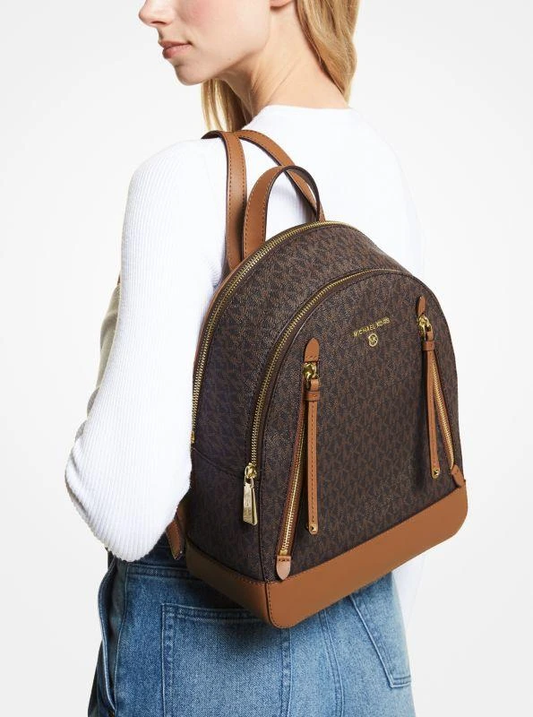 商品Michael Kors|Brooklyn Medium Logo Backpack,价格¥640,第4张图片详细描述