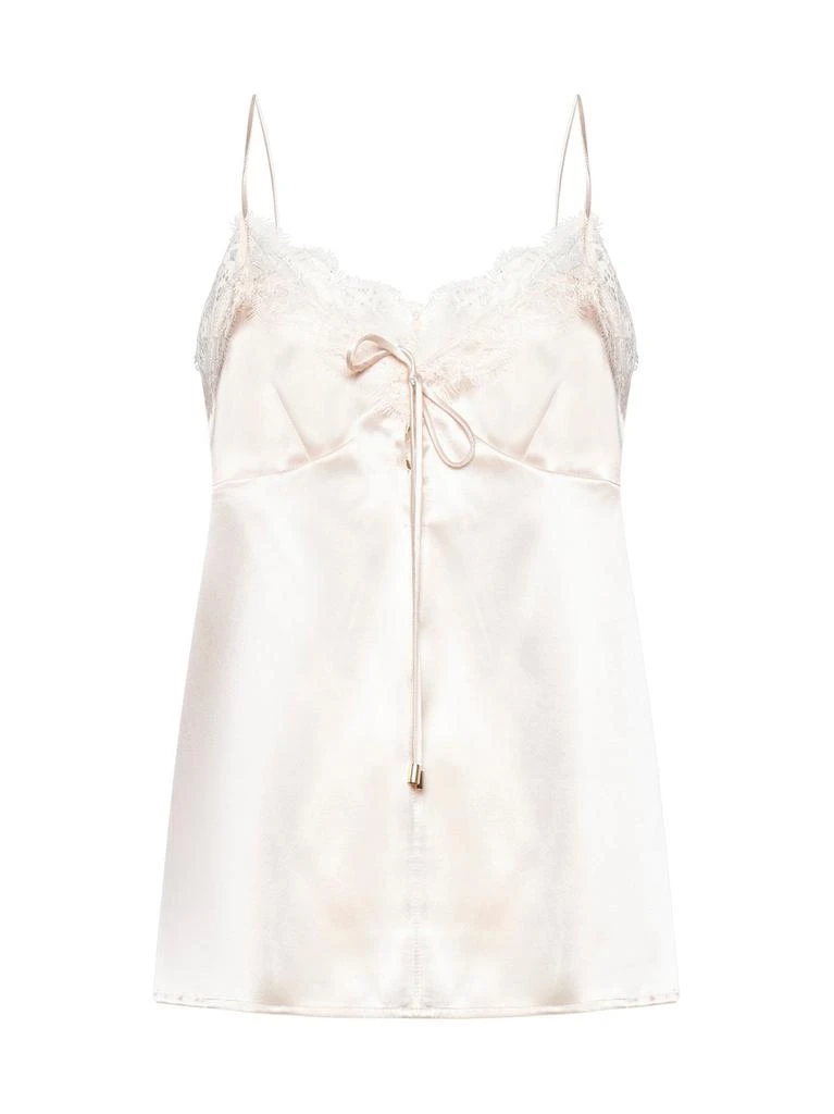 商品PINKO|Pinko Lace-Trim Satin Camisole,价格¥851,第1张图片