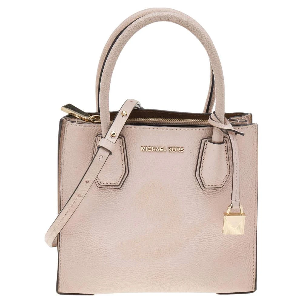 商品[二手商品] Michael Kors|Michael Kors Blush Pink Leather Mini Mercer Tote,价格¥985,第1张图片